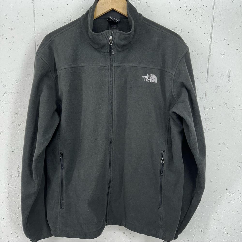 The North Face Jacket Men’s XL Black ANKU Windwall Zip Up Fleece Coat